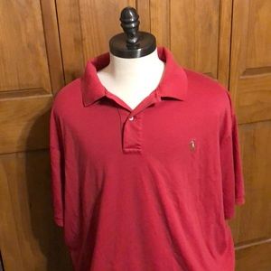 Men’s Polo red shirt sleeve shirt